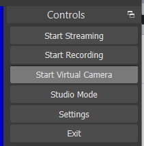 Start virtual camera